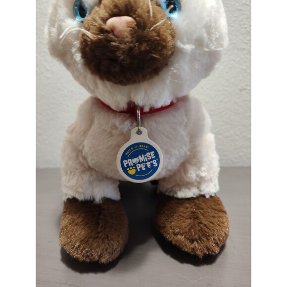 Build-A-Bear Promise Pets Siamese Himalayan Cat Plush Stuffed Animal Toy w/ Tags - Picture 7 of 15